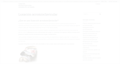 Desktop Screenshot of luxacionacromioclavicular.queteimporto.com